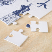 Vintages nähendes Toile Puzzle (Seite)