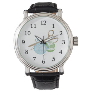 Vintages Nähgerät Armbanduhr