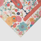 Vintages Nähmaschinendekoupage Tissue Seidenpapier (Ausschnitt)