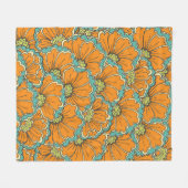 Vintages Nahost-Muster Fleecedecke (Vorderseite (Horizontal))