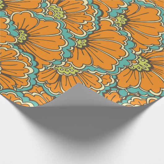 Vintages Nahost-Muster Geschenkpapier (Ecke)