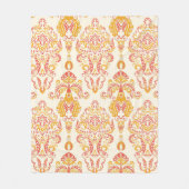 Vintages, nahtloses, blumenfreies Pflaster. Klassi Fleecedecke (Vorderseite)