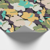 Vintages nahtloses Hintergrundmuster mit Stilistik Geschenkpapier (Ecke)