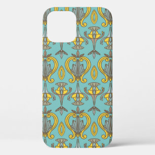 Vintages Nahtloses Jugendstil-Muster. Vintage Wand Case-Mate iPhone Hülle