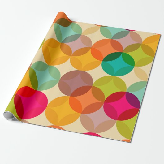 Vintages, nahtloses Muster, Hintergrund Geschenkpapier (Ungerollt)