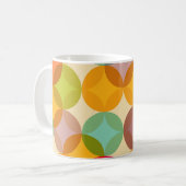 Vintages, nahtloses Muster, Hintergrund Kaffeetasse (Vorderseite Links)