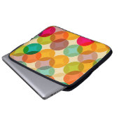 Vintages, nahtloses Muster, Hintergrund Laptopschutzhülle (Vorne Knopf)