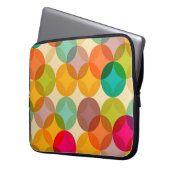 Vintages, nahtloses Muster, Hintergrund Laptopschutzhülle (Vorderseite Links)