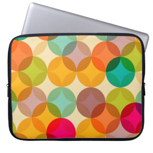 Vintages, nahtloses Muster, Hintergrund Laptopschutzhülle