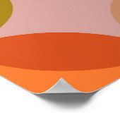 Vintages, nahtloses Muster, Hintergrund Poster (Ecke)