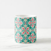 Vintages, nahtloses Muster Kaffeetasse (Mittel)