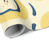 Vintages nahtloses Muster mit Apfel.  Geschenkpapier (Rolleneckpunkt)