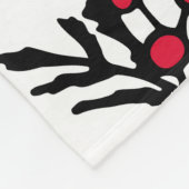 Vintages nahtloses Muster mit handgezogenem Winter Fleecedecke (Ecke)