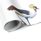 Vintages nahtloses Muster mit Kranvögeln. Geschenkpapier (Rolleneckpunkt)