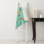 Vintages nahtloses Muster mit Kuchen Sherpadecke (Beispiel)