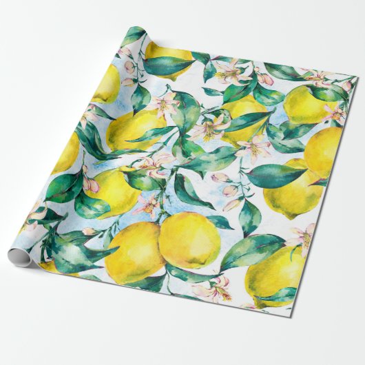 Vintages nahtloses Muster, Zweig von fr Geschenkpapier (Ungerollt)