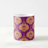 Vintages, nahtloses Staubmuster Kaffeetasse (Mittel)