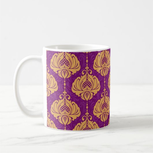 Vintages, nahtloses Staubmuster Kaffeetasse (Links)