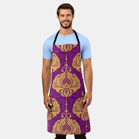 Vintages, nahtloses Staubmuster Schürze (Getragen)