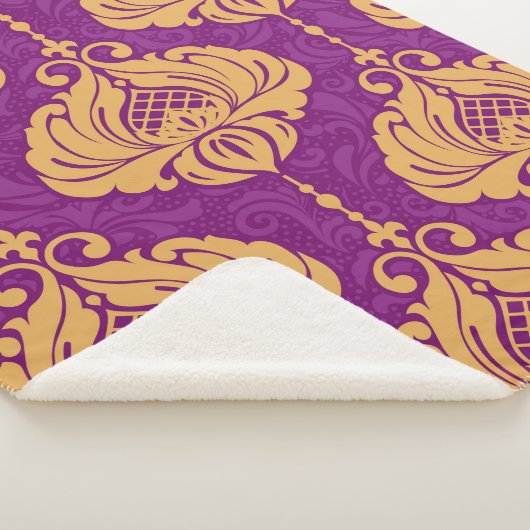 Vintages, nahtloses Staubmuster Sherpadecke (3/4)