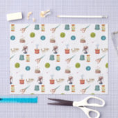 Vintages Nähzubehör Seidenpapier (Handwerk)