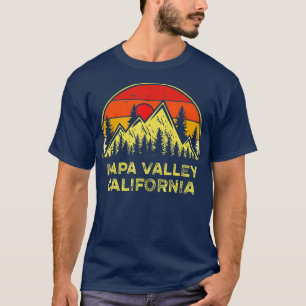 Vintages Napa Tal California Wandern T-Shirt