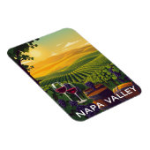 Vintages Napa Tal Magnet (Rechte Seite)