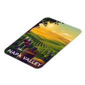 Vintages Napa Tal Magnet (Linke Seite)