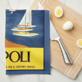 Vintages Napoli Neapel Italien Handtuch (Viertel Falte)