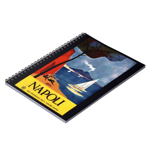 Vintages Napoli-Neapel-Notebook Italien Notizblock (Linke Seite)