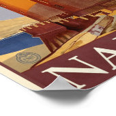 Vintages Napoli-Poster - Italien Poster (Ecke)