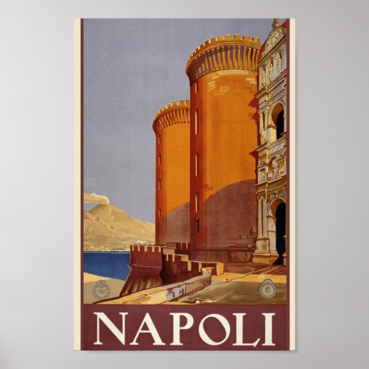 Vintages Napoli-Poster - Italien Poster (Vorne)
