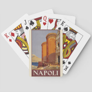 Vintages Napoli-Poster - Italien Spielkarten