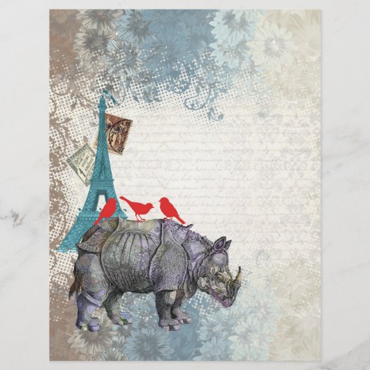 Vintages Nashorn Flyer (Vorne)
