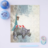 Vintages Nashorn Flyer (Einzeln)
