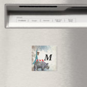 Vintages Nashorn Magnet (In Situ (Geschirrspüler))