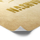 Vintages Nashville Country Music Poster (Ecke)