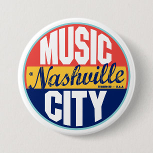 Vintages Nashville-Label Button