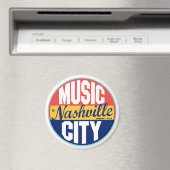 Vintages Nashville-Label Magnet (In Situ (Geschirrspüler))