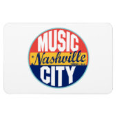 Vintages Nashville-Label Magnet (Horizontal)