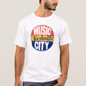 Vintages Nashville-Label T-Shirt (Vorderseite)
