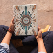 Vintages Native Feather Retro Dream Catcher Muster Notizblock