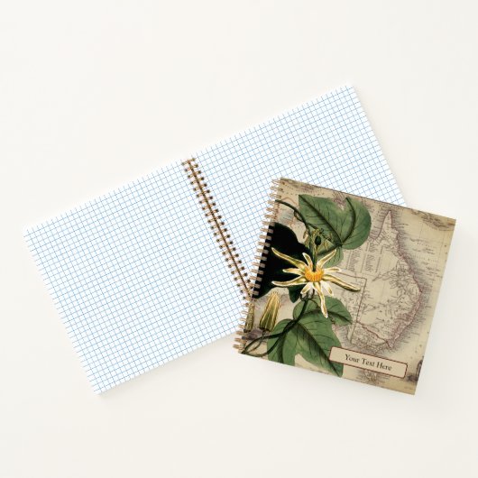 Vintages Native Passionfruit-Notebook Notizblock (Innenseite)