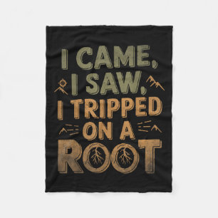 Vintages Natureichangebot Witzig Ich kam, als ich  Fleecedecke