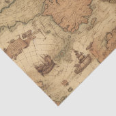 Vintages nausches Papier für antike Reisen (Ausschnitt)