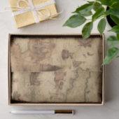 Vintages nausches Papier für antike Reisen (Geschenk)