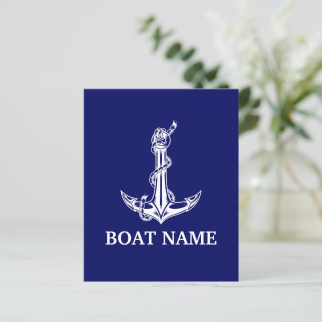 Vintages Nautical Anchor Rope (Stehend Vorderseite)