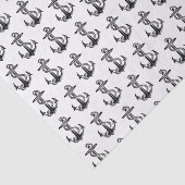 Vintages Nautical Anchor Ship Preppy Seidenpapier (Ausschnitt)