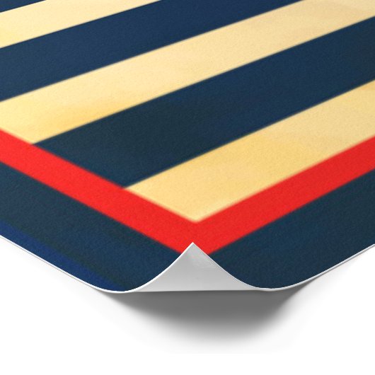 Vintages Nautikposter Poster (Ecke)