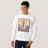 Vintages Nautikposter Sweatshirt (Vorne ganz)